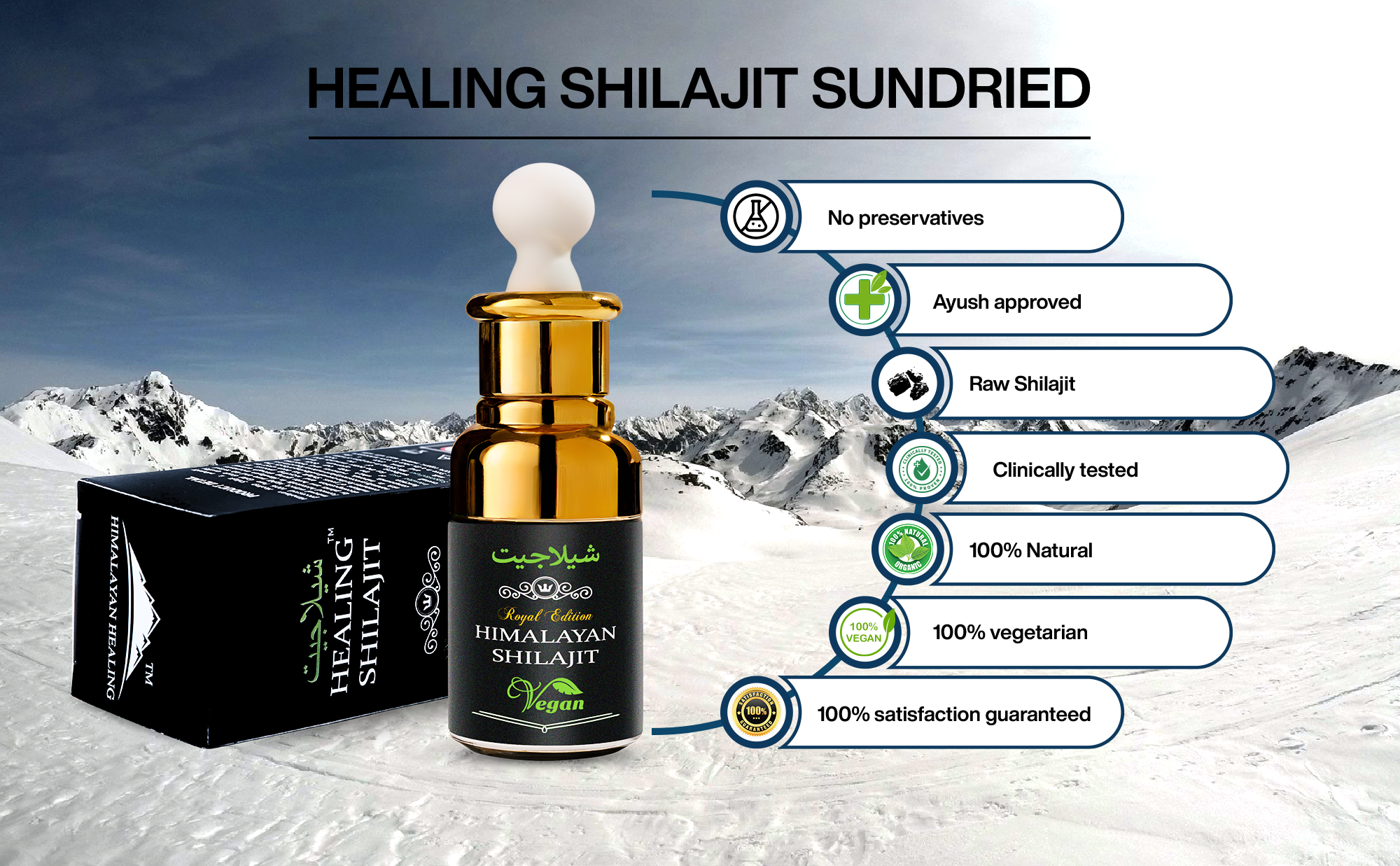 Healing Shilajit drops