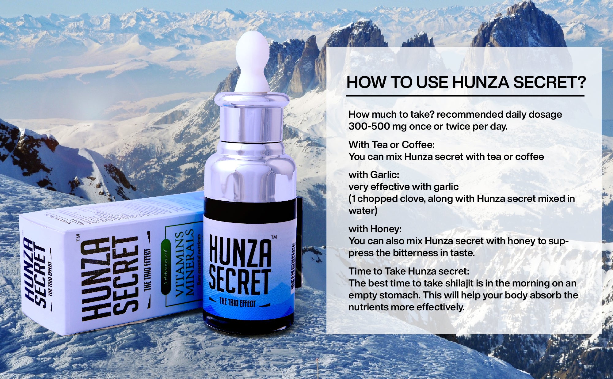 Hunza Secret 50 ml